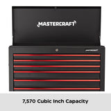 Tool Chest with 6 Drawers, Black, 36-in Z3Y5 - product image 6