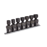 1/2-in Drive Swivel Impact Socket Set, 7-pc, Metric, Cr-Mo P1P2 - product image 1