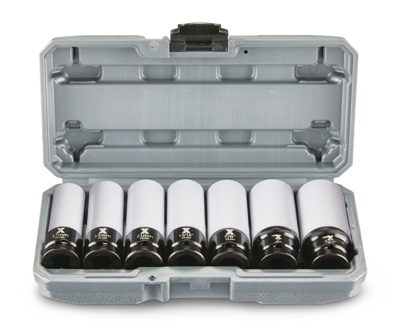 1/2-in Drive Wheel Protector Deep Impact Socket Set, 7-pc G5W8
