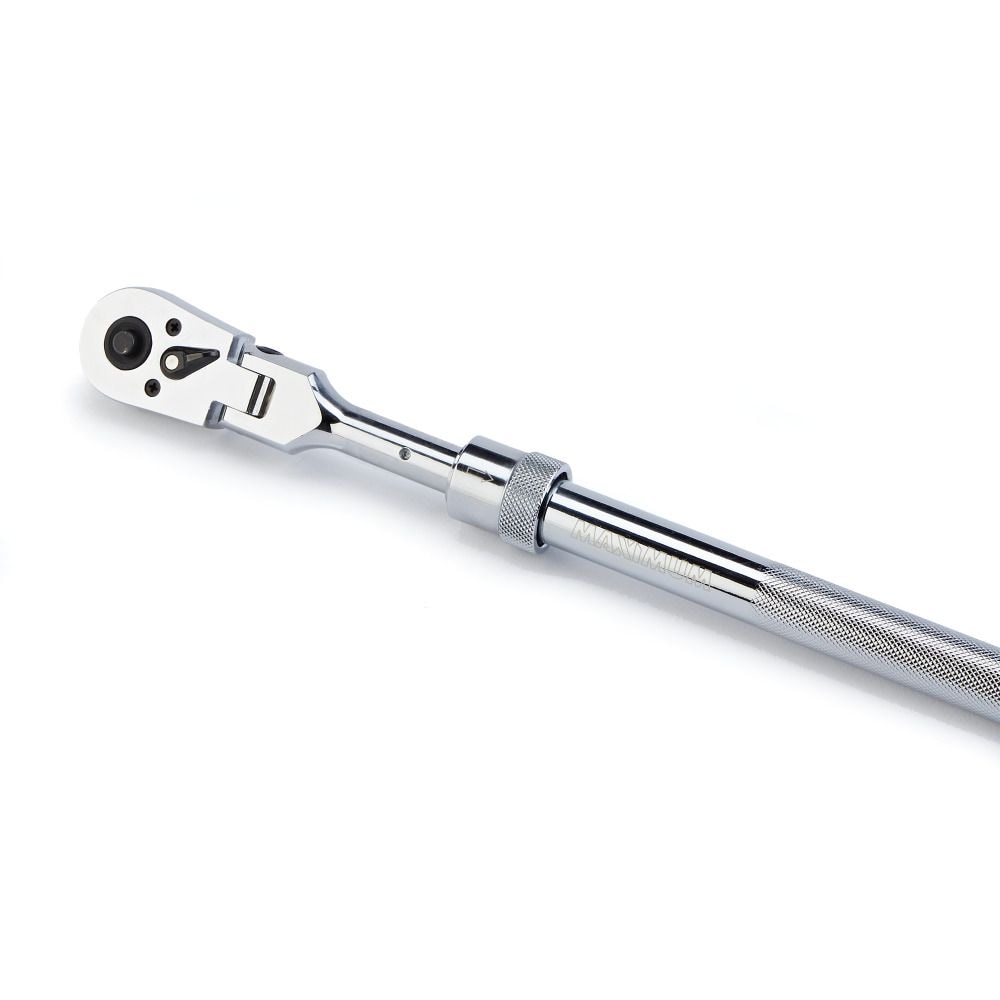 3/8-in Drive Flex Head Extendable Ratchet, CRV, Nickel-Chrome Plating, 10-in-15-in B4D5 - product image 2