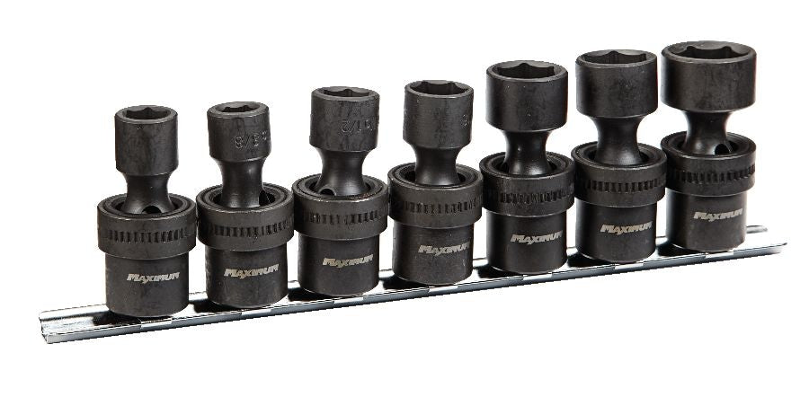 3/8-in Drive Swivel Impact Socket Set, 7-pc, SAE, CRMO P7L0 - product image 1