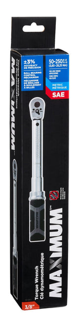 3/8-in Drive Torque Wrench, 50-250 in-lbs P2H7 - product image 7