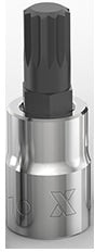 3/8-in Drive Triple Square Socket, Hex Bit Q5U3