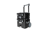 Brix Modular Portable Toolbox/Tool Storage System with Wheels, IP65, 23-in x 19-in x 33-in, 3-pc N3E9 - product image 4