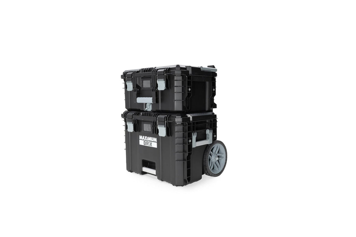 Brix Modular Portable Toolbox/Tool Storage System with Wheels, IP65, 23-in x 19-in x 33-in, 3-pc N3E9 - product image 5