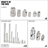 Extension Tool & Socket Accessory Set, 20-pc Z3D0 - product image 2