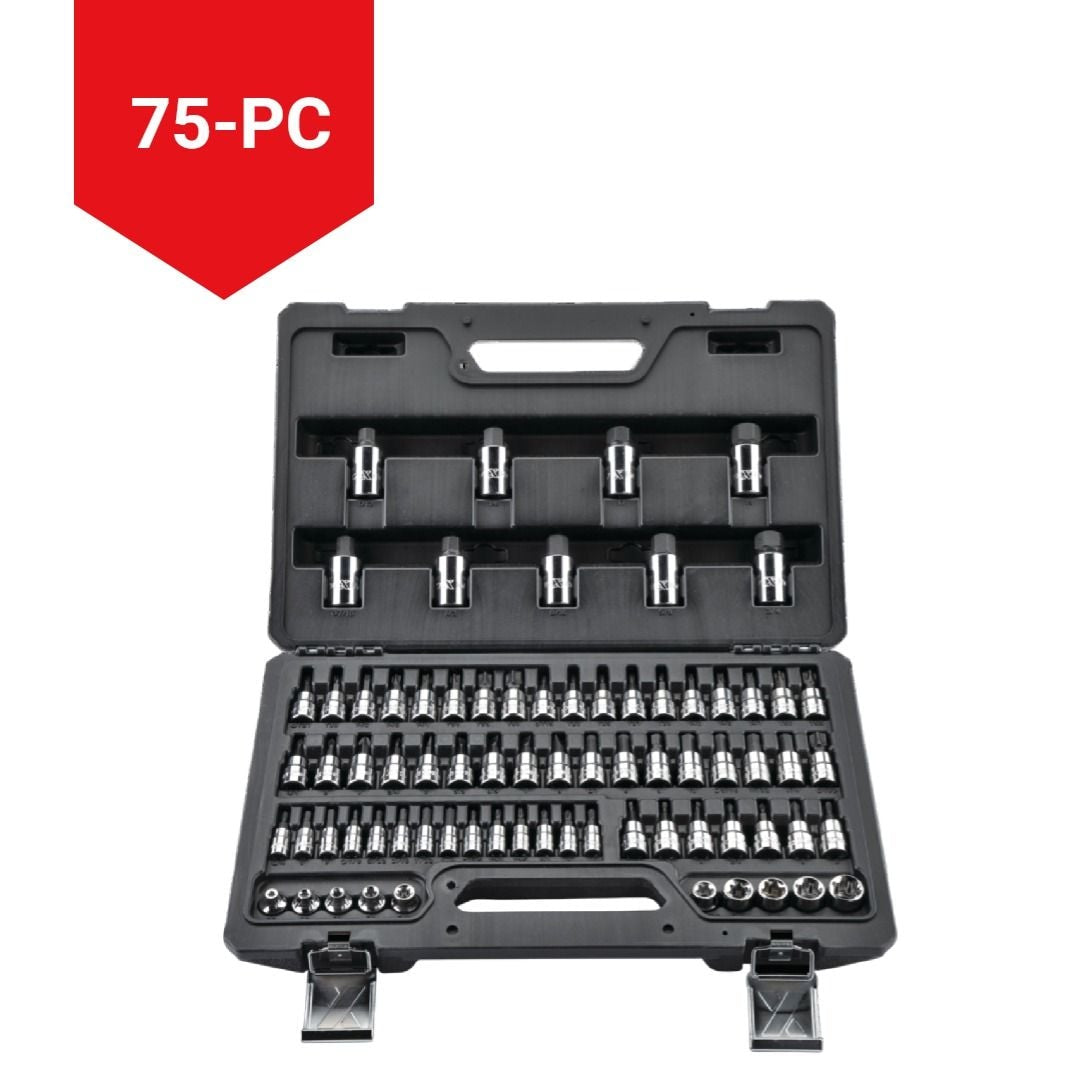 Professional Grade Bit Socket Set, 75-pc Z2J6 - product image 7