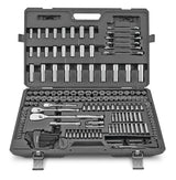 Professional Grade Socket Set, 224-pc, CRV, Nickel-Chrome Plating H7D8 - product image 1