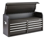 Tool Storage Chest, Built-In Power Bar with USB, 8-Drawer, 56-in, Matte Black Y7Z9 - product image 1