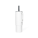Stainless Steel Insulated All Day Straw Cup with Handle, White, 32-oz E9Z8 - product image 1
