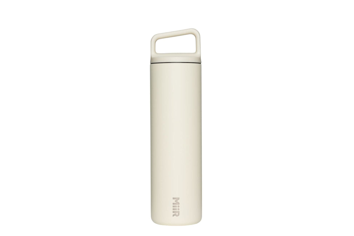 Wide Mouth Stainless Steel Insulated Travel Water Bottle, Sandstone White, 20-oz X9E5 - product image 1