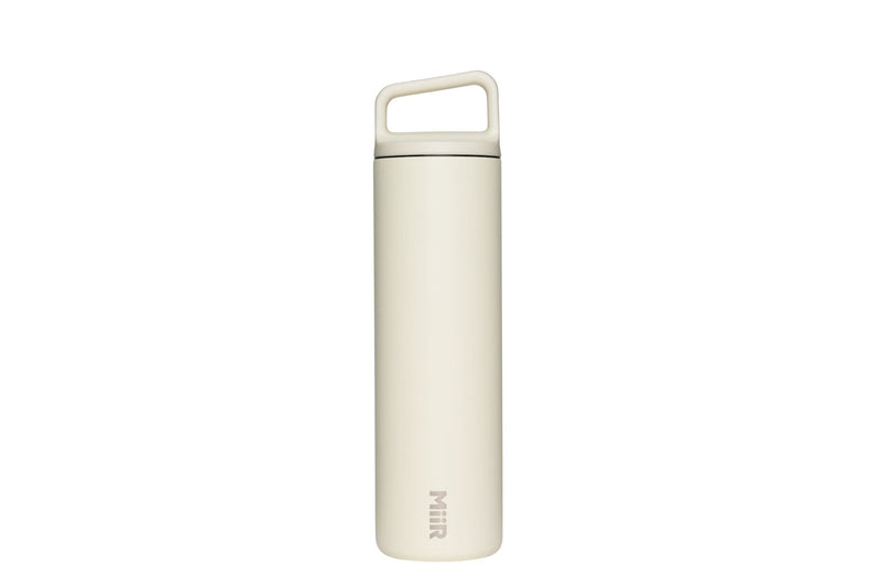 Wide Mouth Stainless Steel Insulated Travel Water Bottle, Sandstone White, 20-oz S4P3