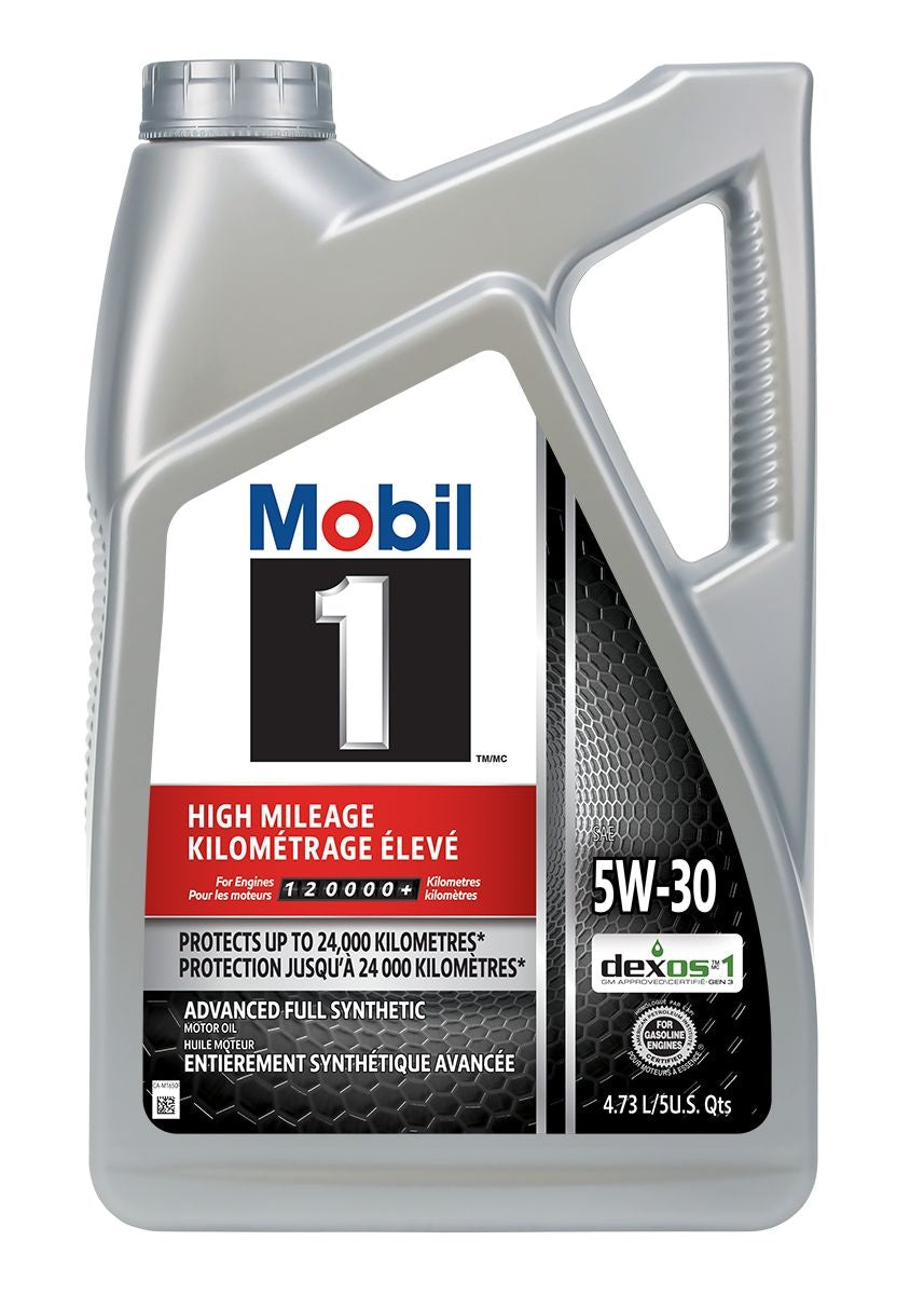 1 High Mileage 5W30 Synthetic Engine/Motor Oil, 4.73-L Q8N5 - product image 1