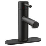 Align Single Handle Single Hole Bathroom Sink Faucet, Matte Black H4T4 - product image 2
