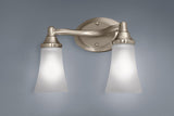 EVA Dual Vanity Lighting Fixture, Chrome Q8L8 - product image 8