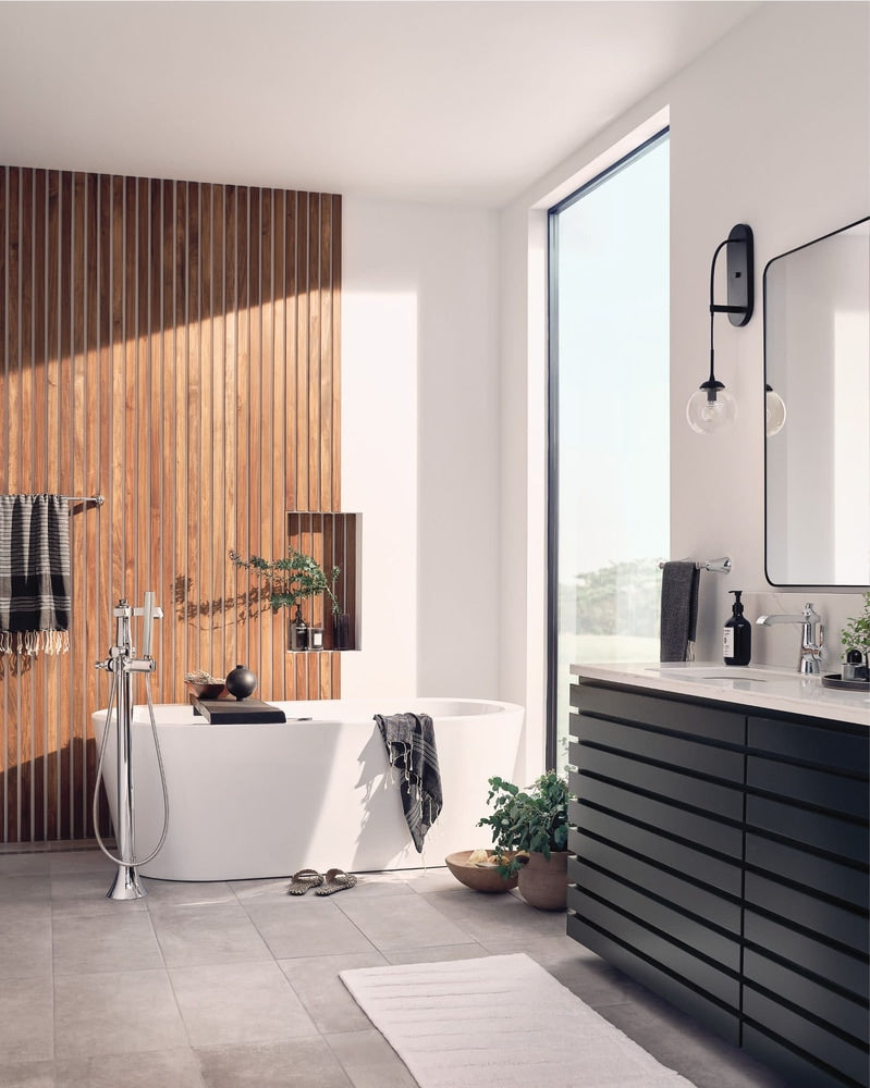 Flara Single Handle Single Hole Bathroom Sink Faucet, Chrome J1C0 - product image 7
