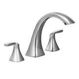 Voss 2-Handle Deck Mount Roman Tub Faucet Trim Kit, Valve Required, Chrome X9N0 - product image 1