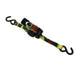 1,200-lb Retractable Camo Ratchet Tie Down Straps, 1-in x 10-ft, 2-pk Q2C2 - product image 2