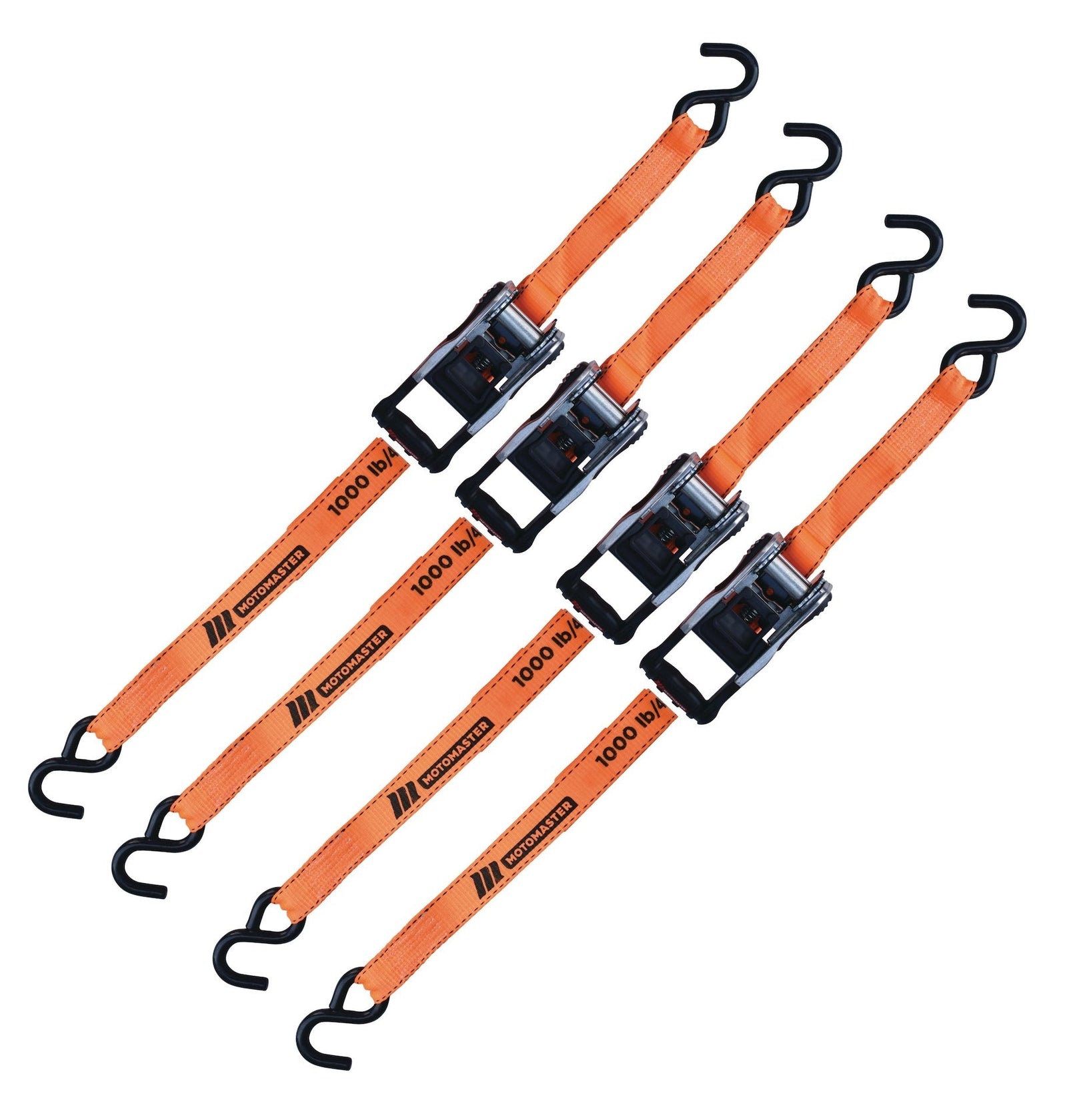 3,000-lb Heavy Duty Ratchet Tie Down, with Padded D-Handle, 1.25-in x 14-ft, 4-pk B9Z3 - product image 4