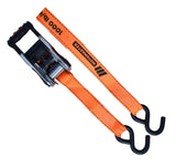 3,000-lb Heavy Duty Ratchet Tie Down, with Padded D-Handle, 1.25-in x 14-ft, 4-pk B9Z3 - product image 8