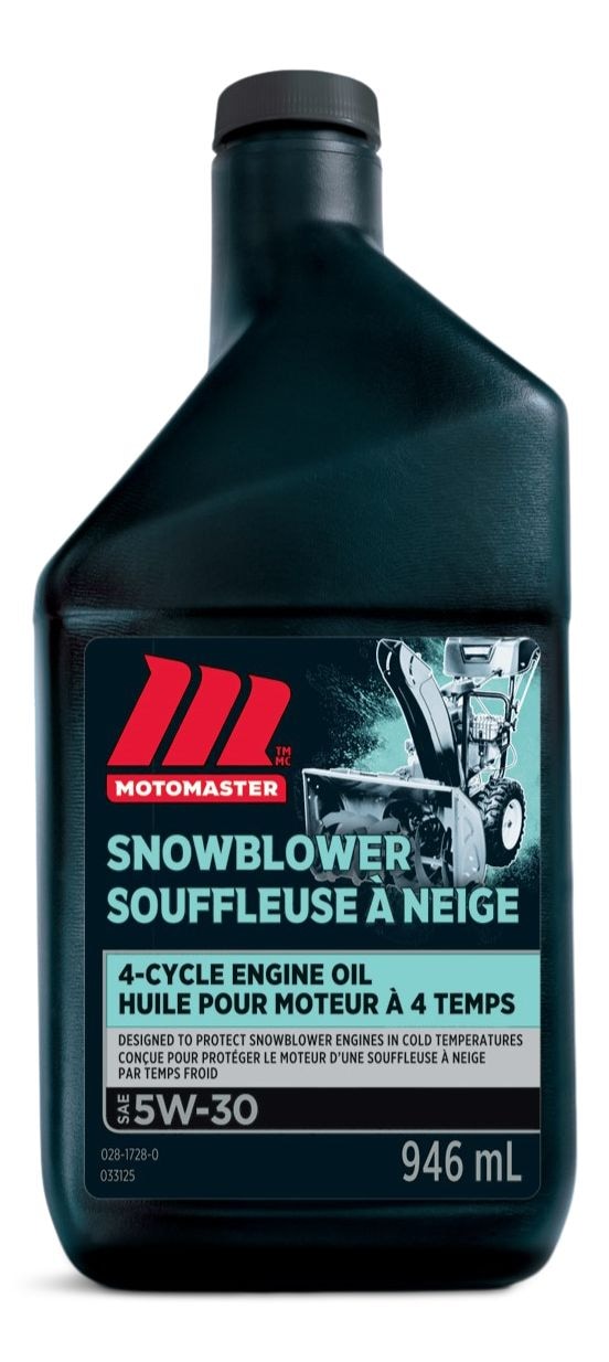 4-Stroke Snowblower/Snowthrower Oil 5W30, 946-mL V9R6 - product image 1