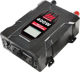 400W Power Inverter with LCD Screen, Grey U6E2 - product image 1