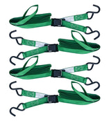900-lb Cambuckle Tie-Down Straps, Weatherproof, 1-in x 10-ft, 4-pk E9J2 - product image 2