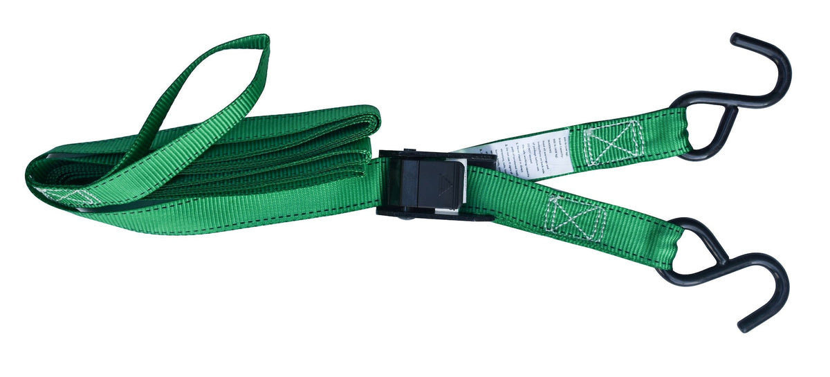 900-lb Cambuckle Tie-Down Straps, Weatherproof, 1-in x 10-ft, 4-pk E9J2 - product image 5