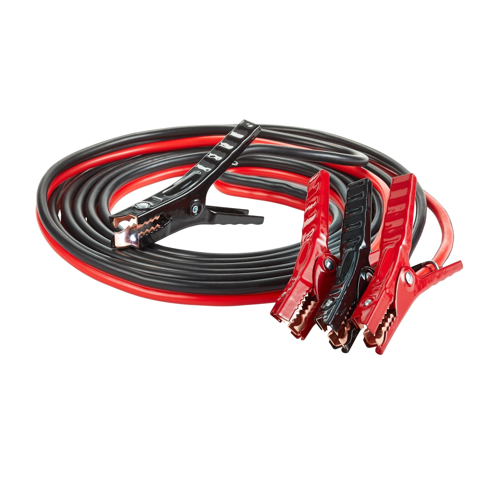 Medium-Duty Booster/Jumper Cables with Built-in LED Lights, 4-Gauge, 20-ft M7X5 - product image 1