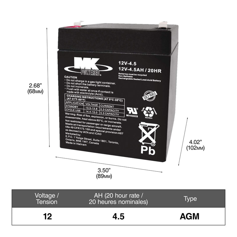 NAUTILUS AGM Group Size GC2 6-Volt Deep Cycle Battery P4C4