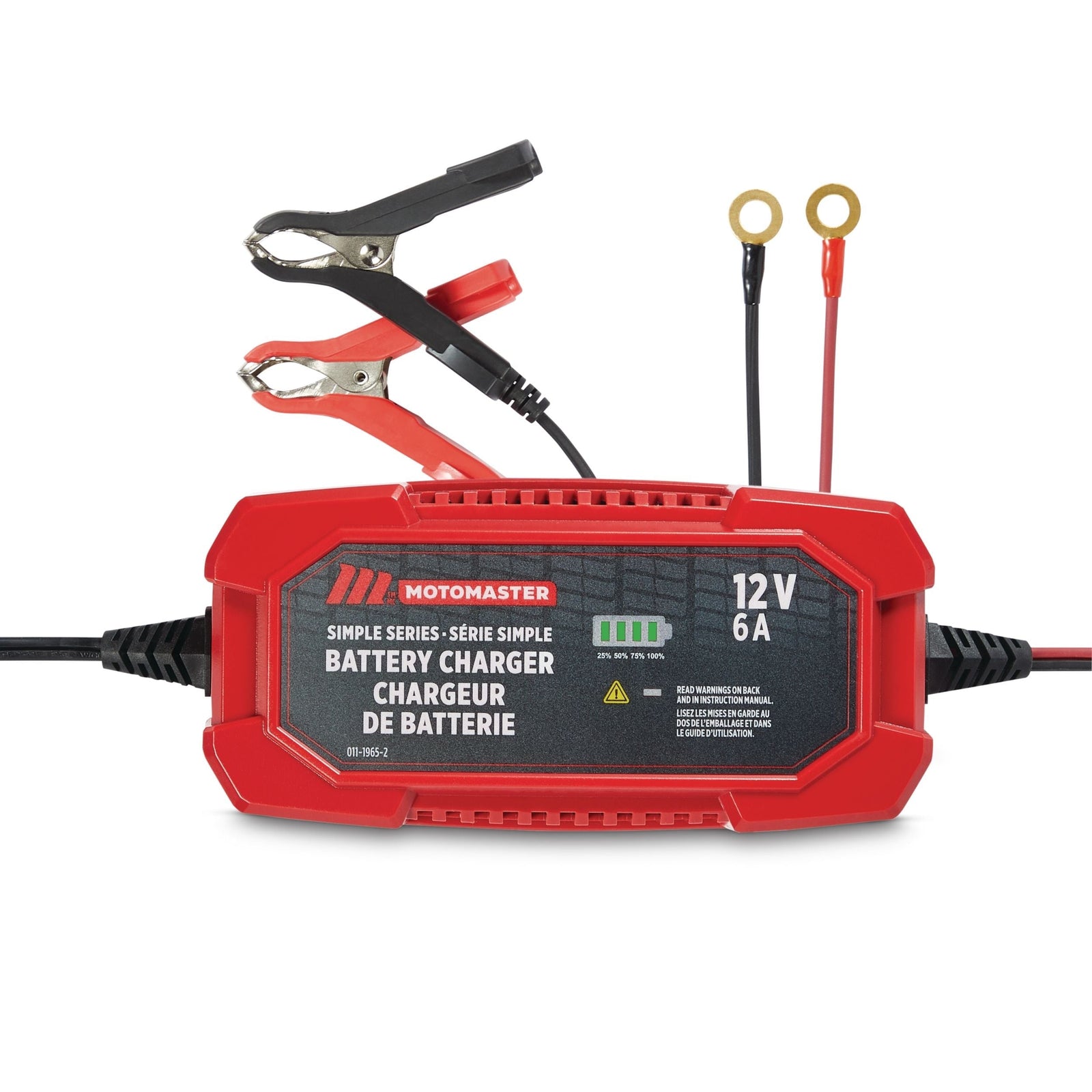 Simple Series Smart Battery Charger/Maintainer, Fully Automatic, 6-Amp, 12V F9T4 - product image 1