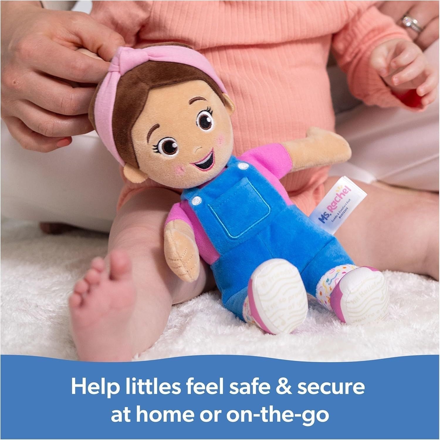 Rachel Cuddle & Comfort Doll 11-in Premium Plush, Ages 6 Months to 3+ C9Q7 - product image 7