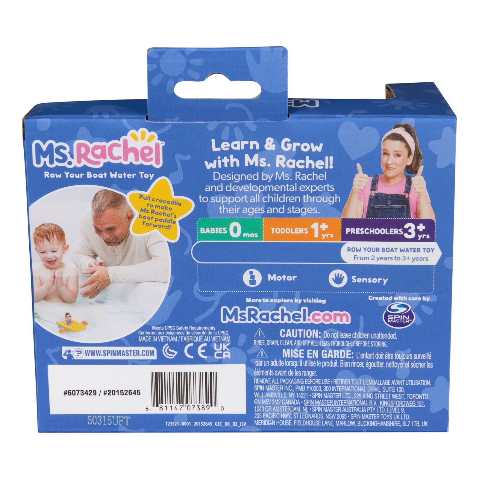 Rachel Row Your Boat Water Bath Toy Z2I5 - product image 8