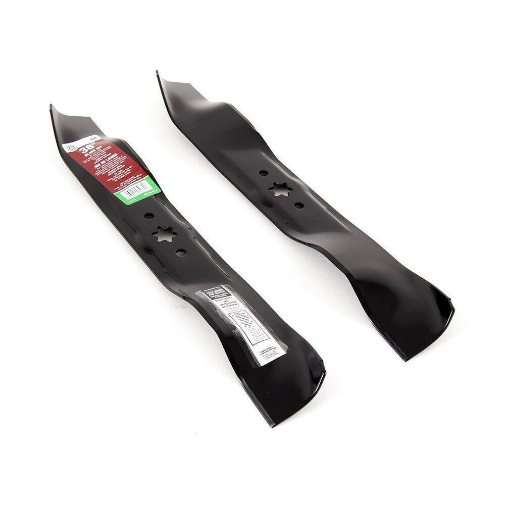3-in-1, 2-Blade Replacement Set for 38-in Lawn Tractor Cutting Decks, Black G3J8 - product image 3