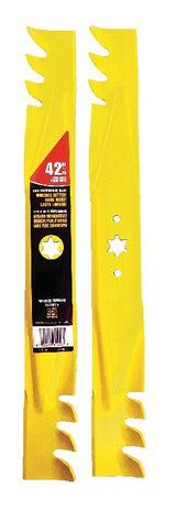 Xtreme 3-in-1, 2-Blade Replacement Set for 42-in Lawn Tractor Cutting Decks, Yellow V0O3 - product image 1