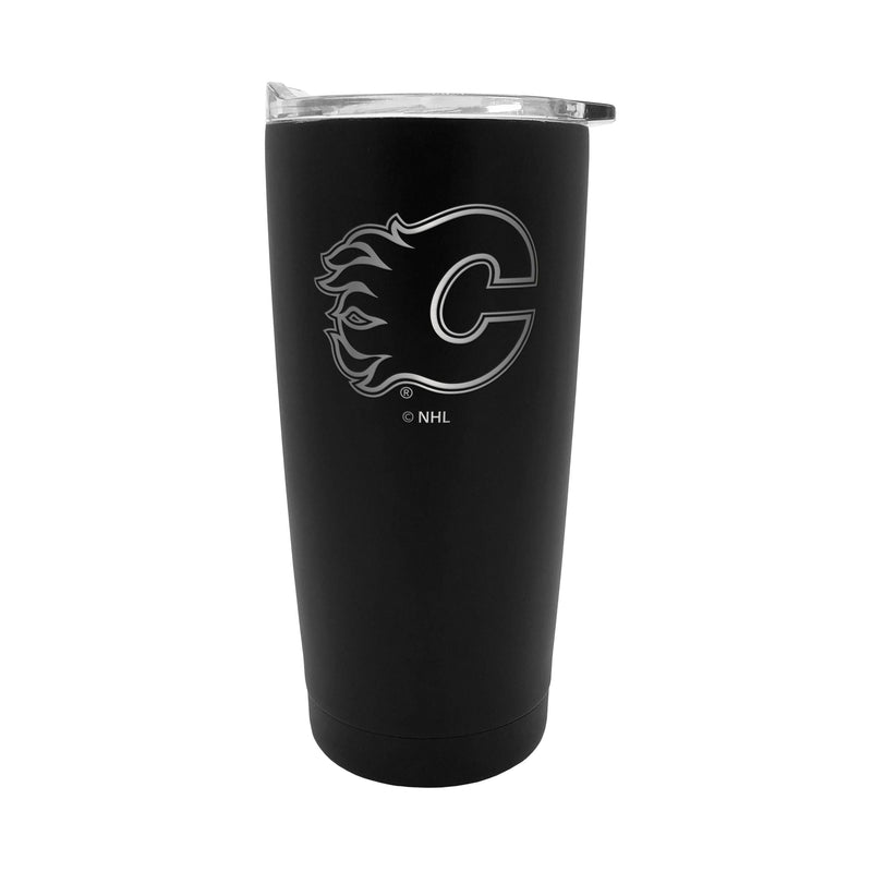 Calgary Flames Executive Stainless Steel Insulated Travel Tumbler, Black, 20-oz E4S6