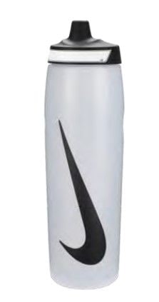 Refuel Squeeze Water Bottle, BPA Free, 32-oz, Clear/Black Z0C8