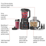 BlendSense Kitchen System Power Blender & Food Processor, 10 Pre-set Programs, 1800W I4R6 - product image 3