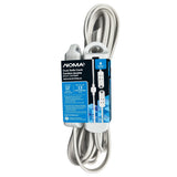 6-ft 13A 6-Outlet/1-USB-C White Indoor Twin Extension Cord I1X0 - product image 1