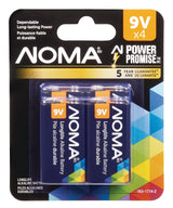 9V/9 Volt Alkaline Batteries, All Purpose, Long Lasting, 4-pk P6Y3 - product image 1
