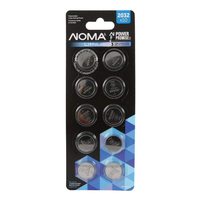CR2032 Button Cell Batteries, 10-pk A5T4