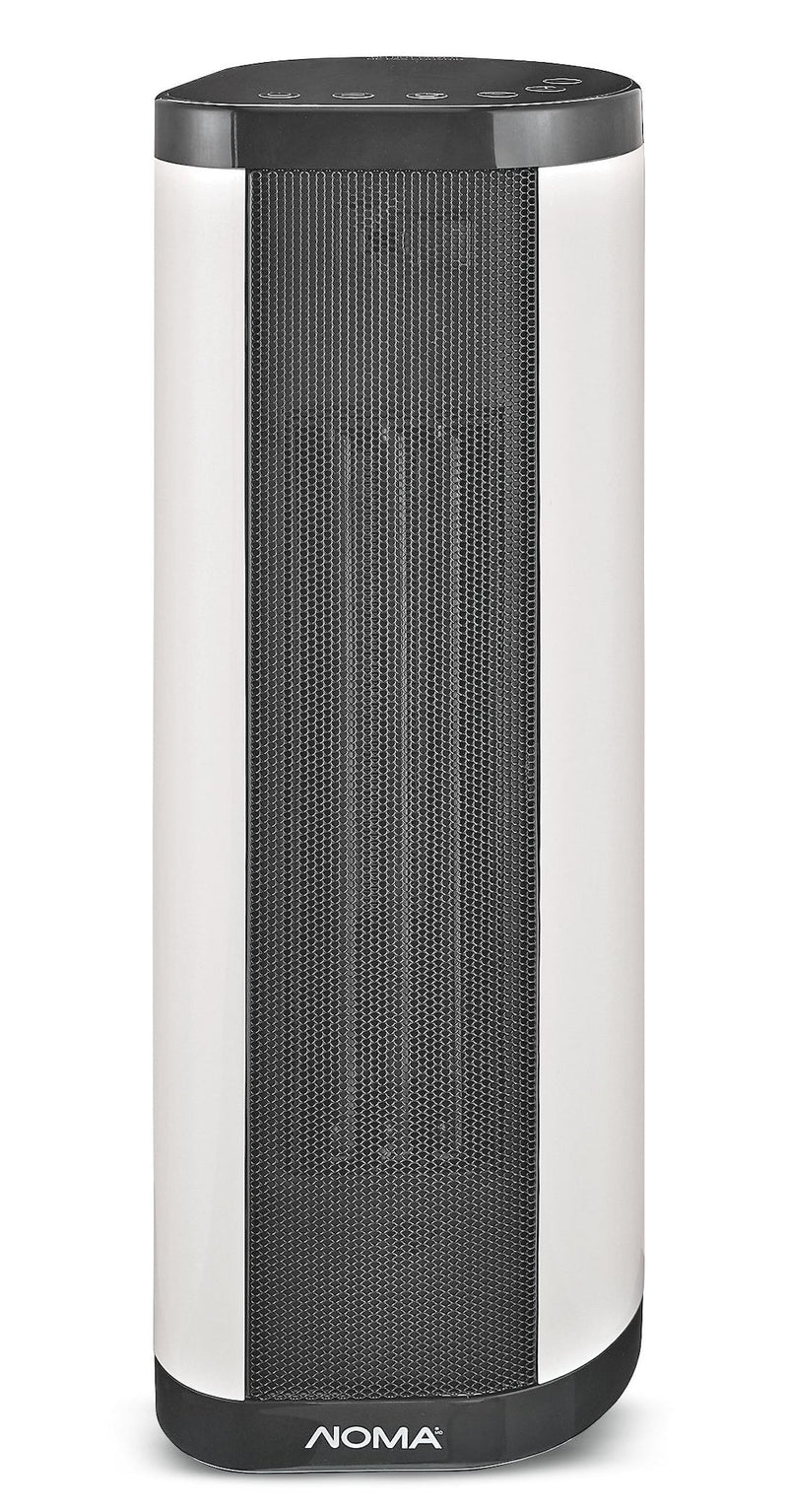 Oscillating Tower/Baseboard Heater withRemote Control & Thermostat, 1500W, White E5Q2