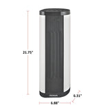 Oscillating Tower/Baseboard Heater withRemote Control & Thermostat, 1500W, White E5Q2 - product image 4