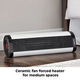 Oscillating Tower/Baseboard Heater withRemote Control & Thermostat, 1500W, White E5Q2 - product image 6