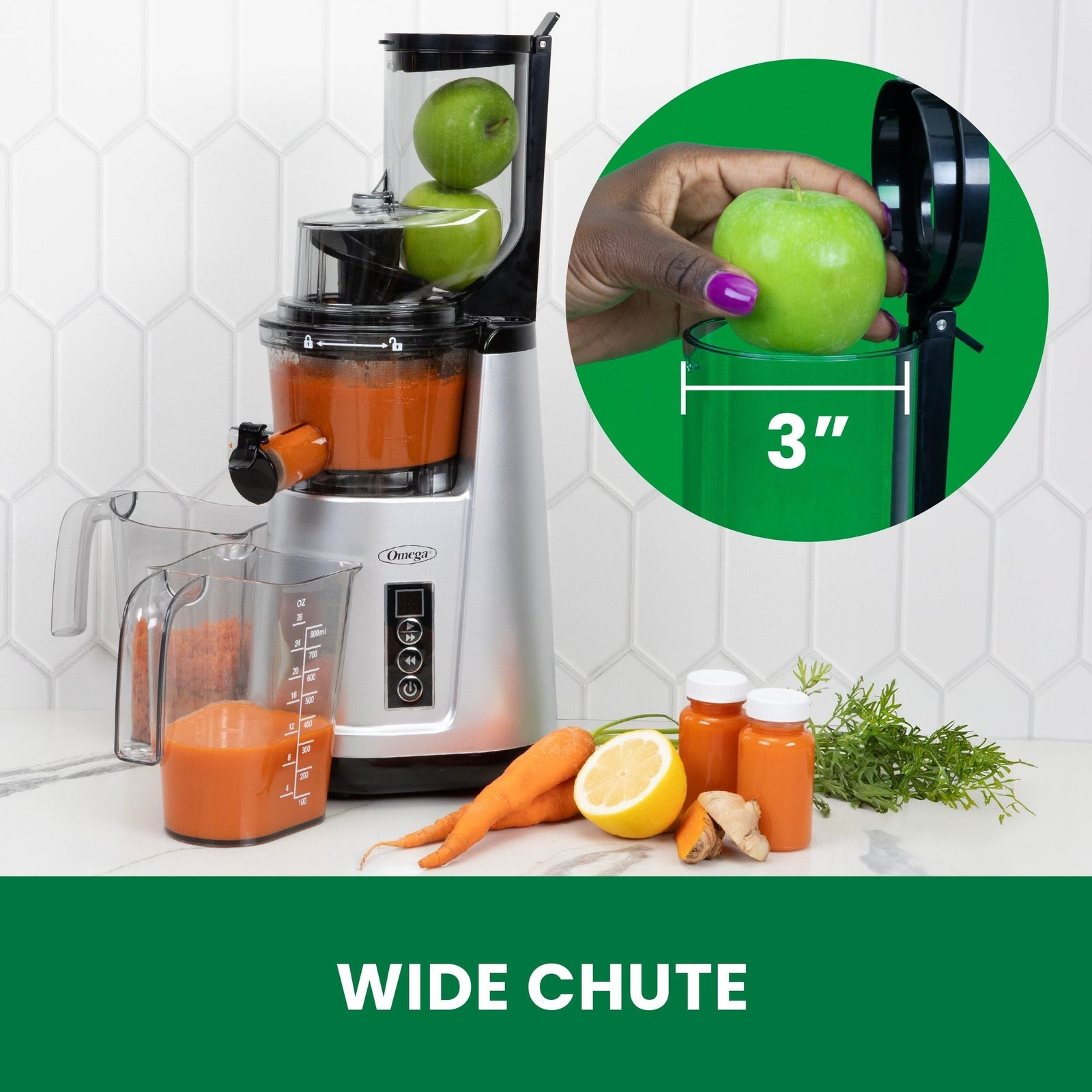 Wide Mouth Cold Press Slow Juicer with Anti-Clog A4F9 - product image 7