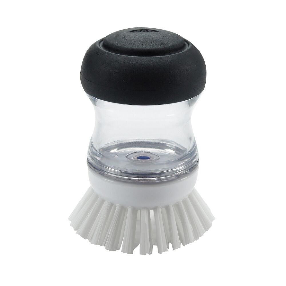 Refillable No-Mess Soap Dispensing Palm Cleaning Brush X4G9 - product image 1