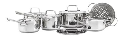 Canadian Signature Stainless Steel Cookware Set, 12-pc A5V9
