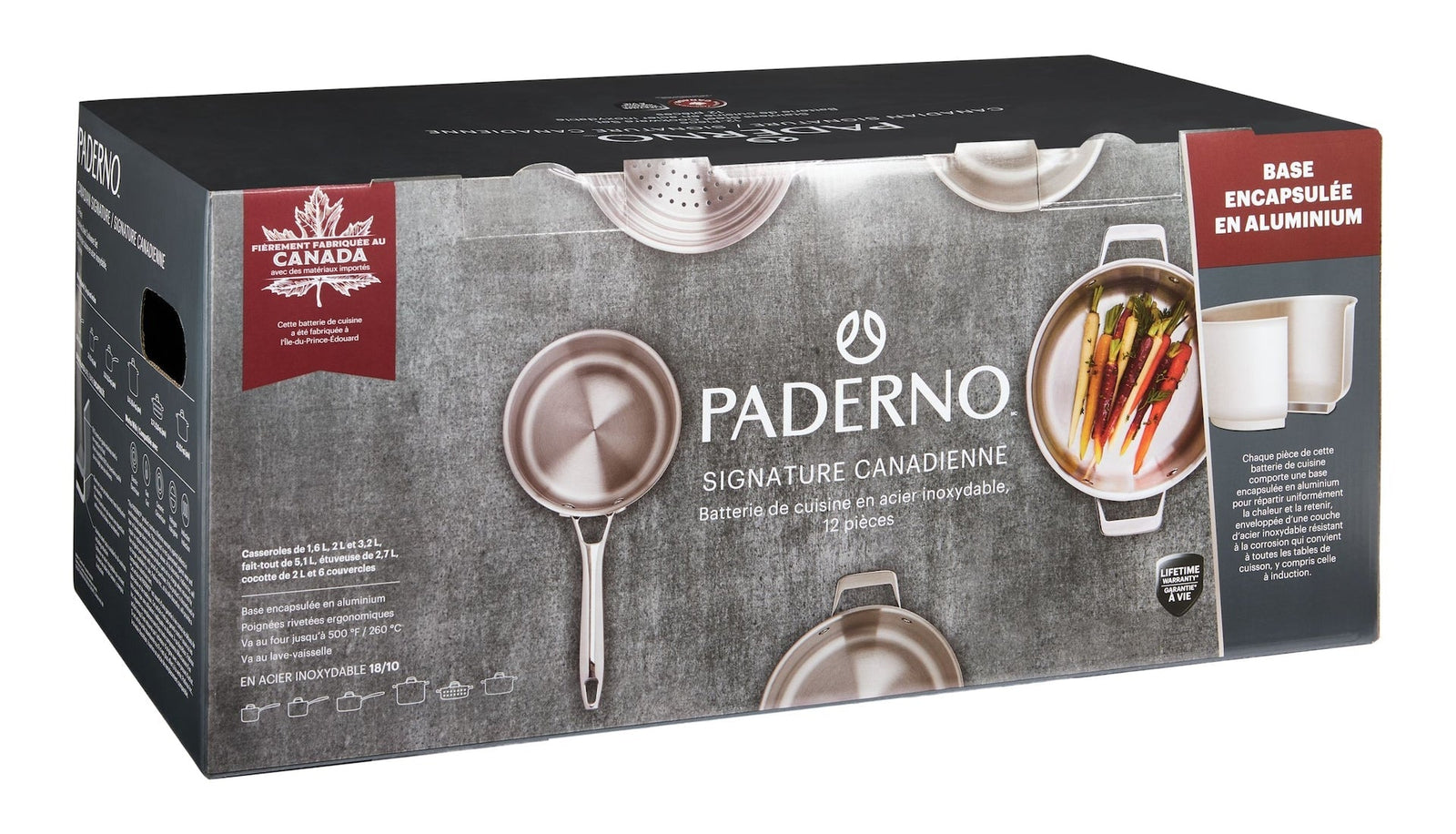 Canadian Signature Stainless Steel Cookware Set, 12-pc A5V9 - product image 7