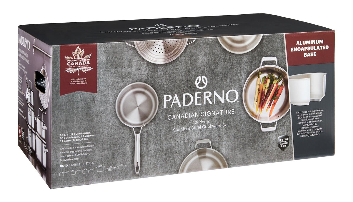 Canadian Signature Stainless Steel Cookware Set, 12-pc A5V9 - product image 8