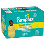 Swaddler Size 1 Leak-Free Baby Diapers, 96-pc Q2B0 - product image 1